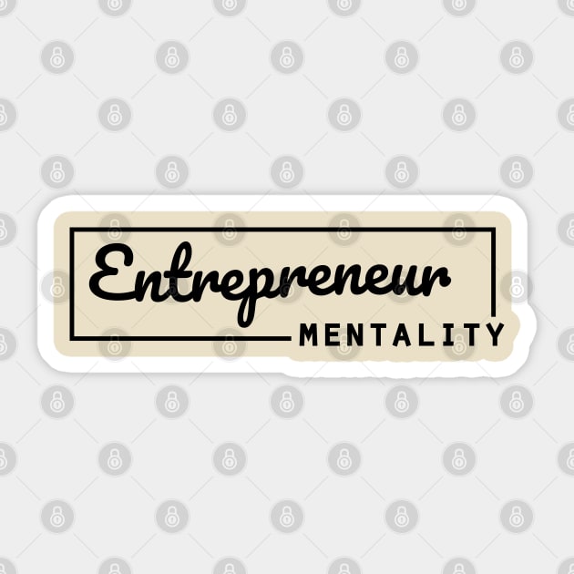 Entrepreneur mentality business owner Sticker by 4wardlabel